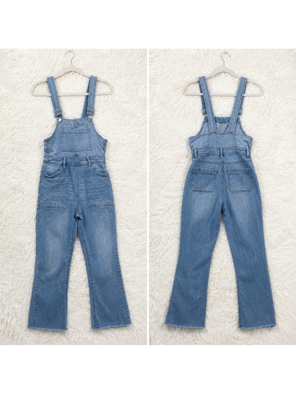 Kendall + Kylie Denim Flare Overalls Size 25